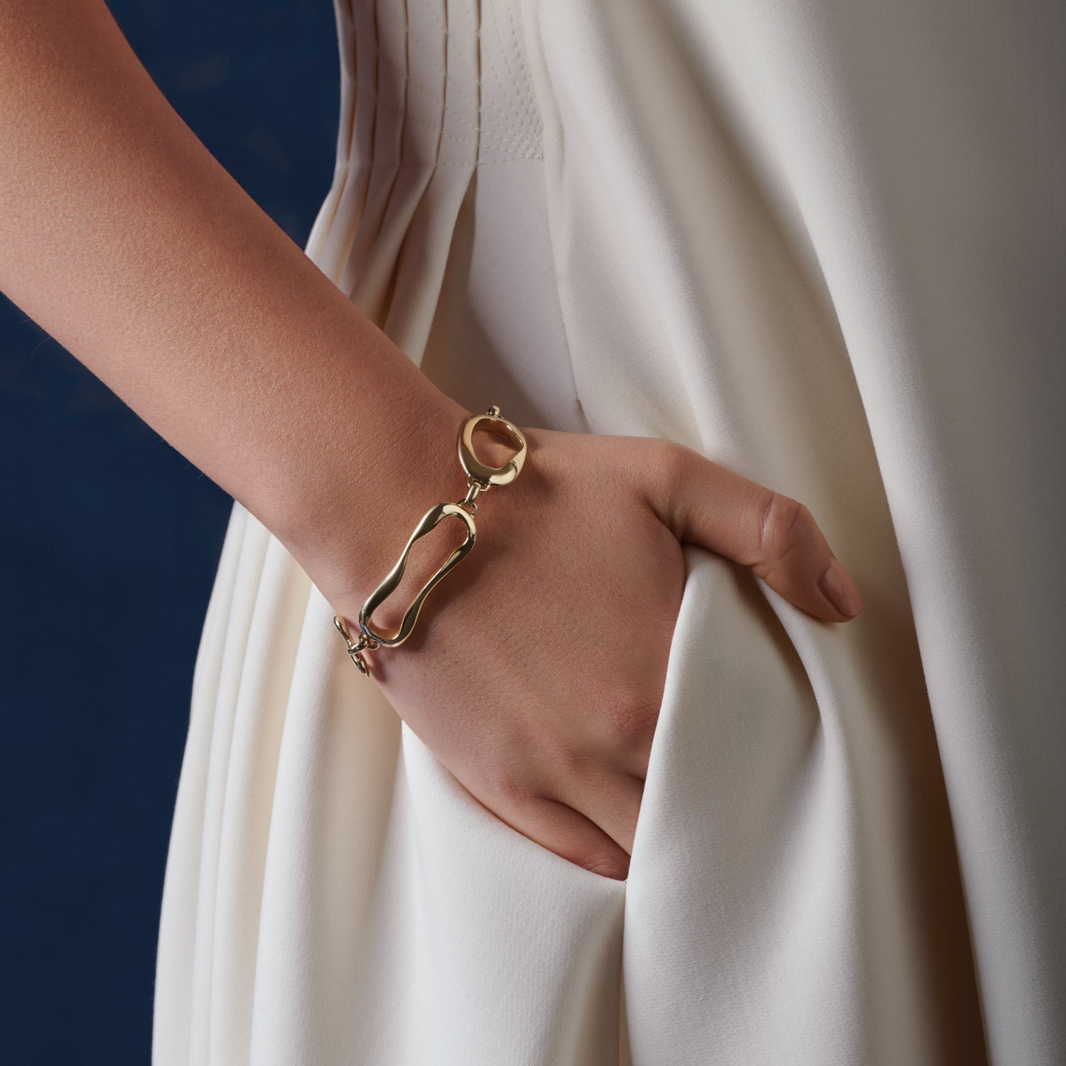 Model wearing patisserie bracelet