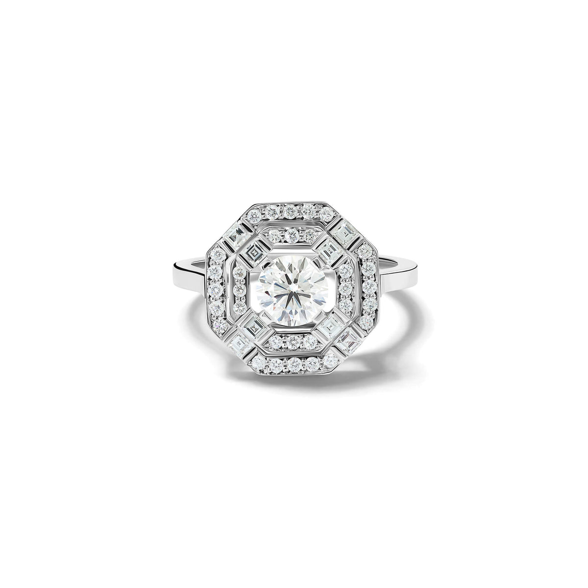 Heloise Engagement Ring 18ct White Gold - Diamond