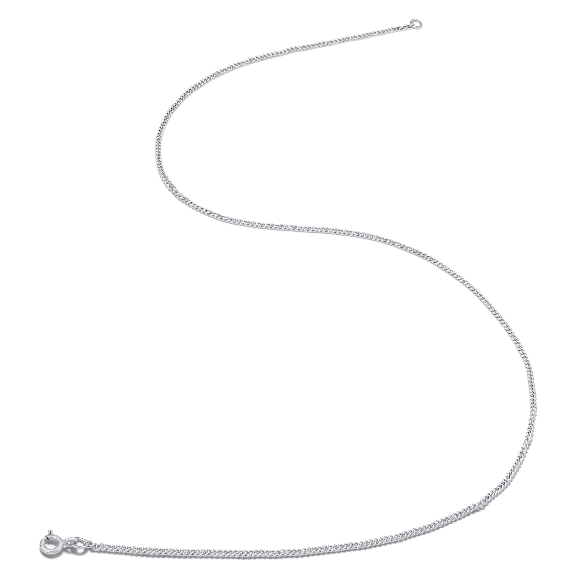 Handcrafted silver delicate chain with adjustable loop
