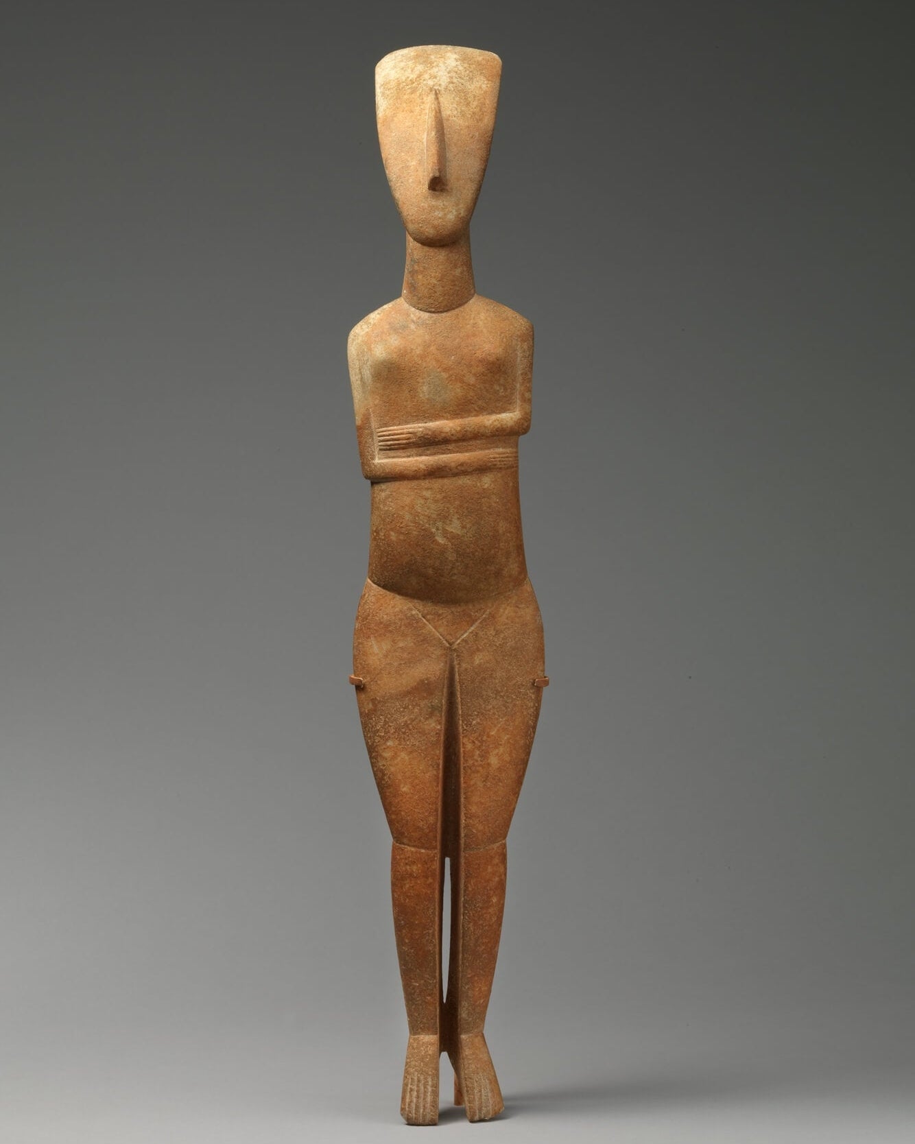cycladic art female figurine