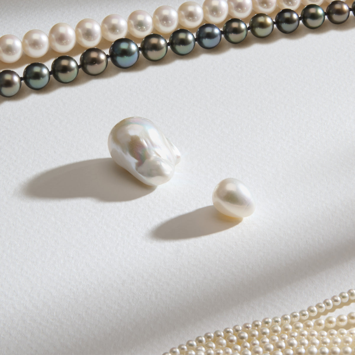 An image of various pearls