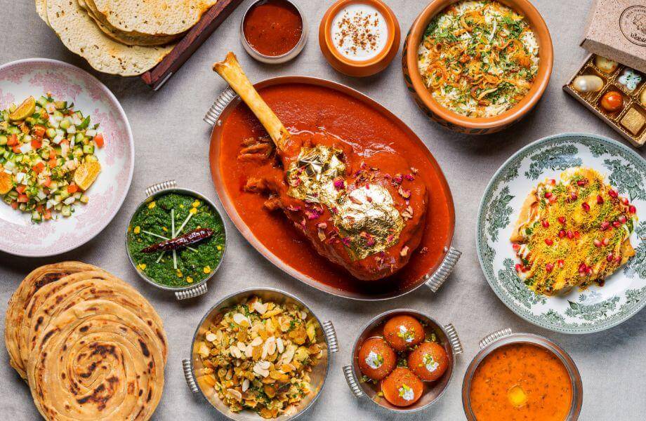 Food at Gymkhana.