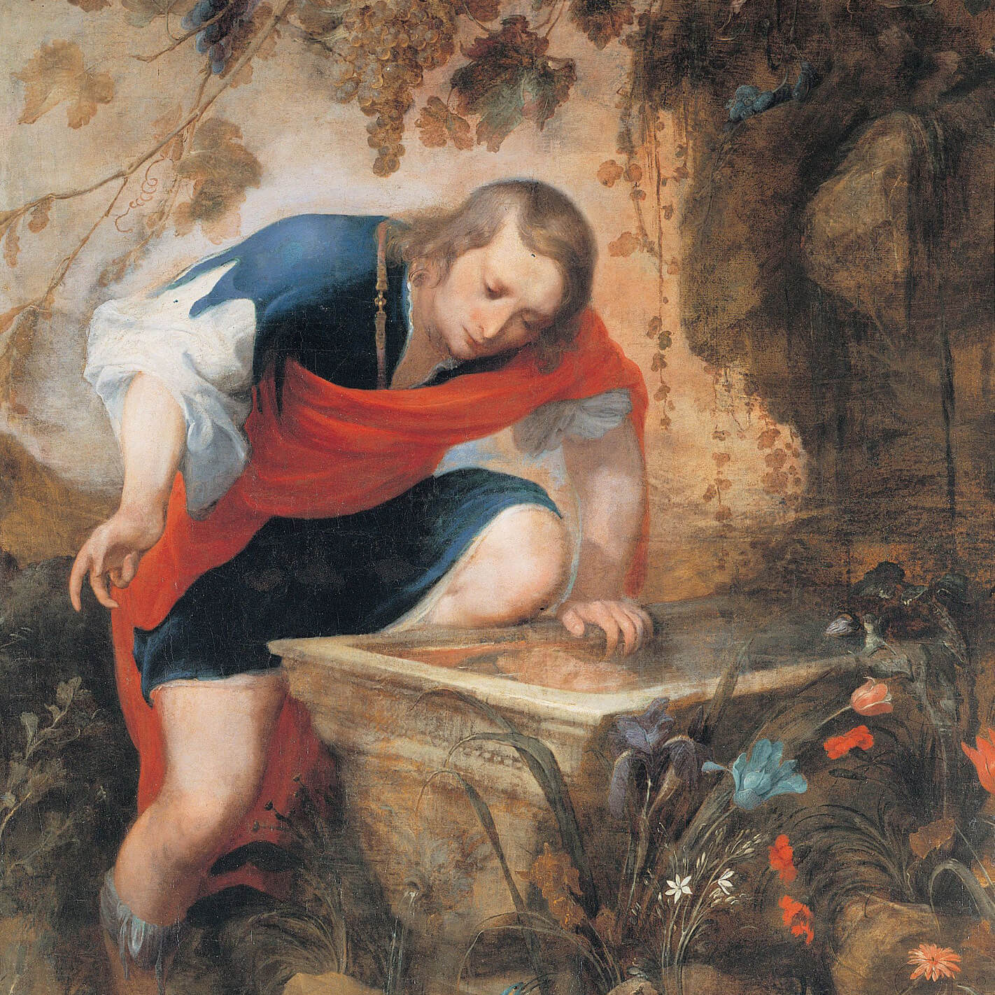 Painting of Narcissus myth