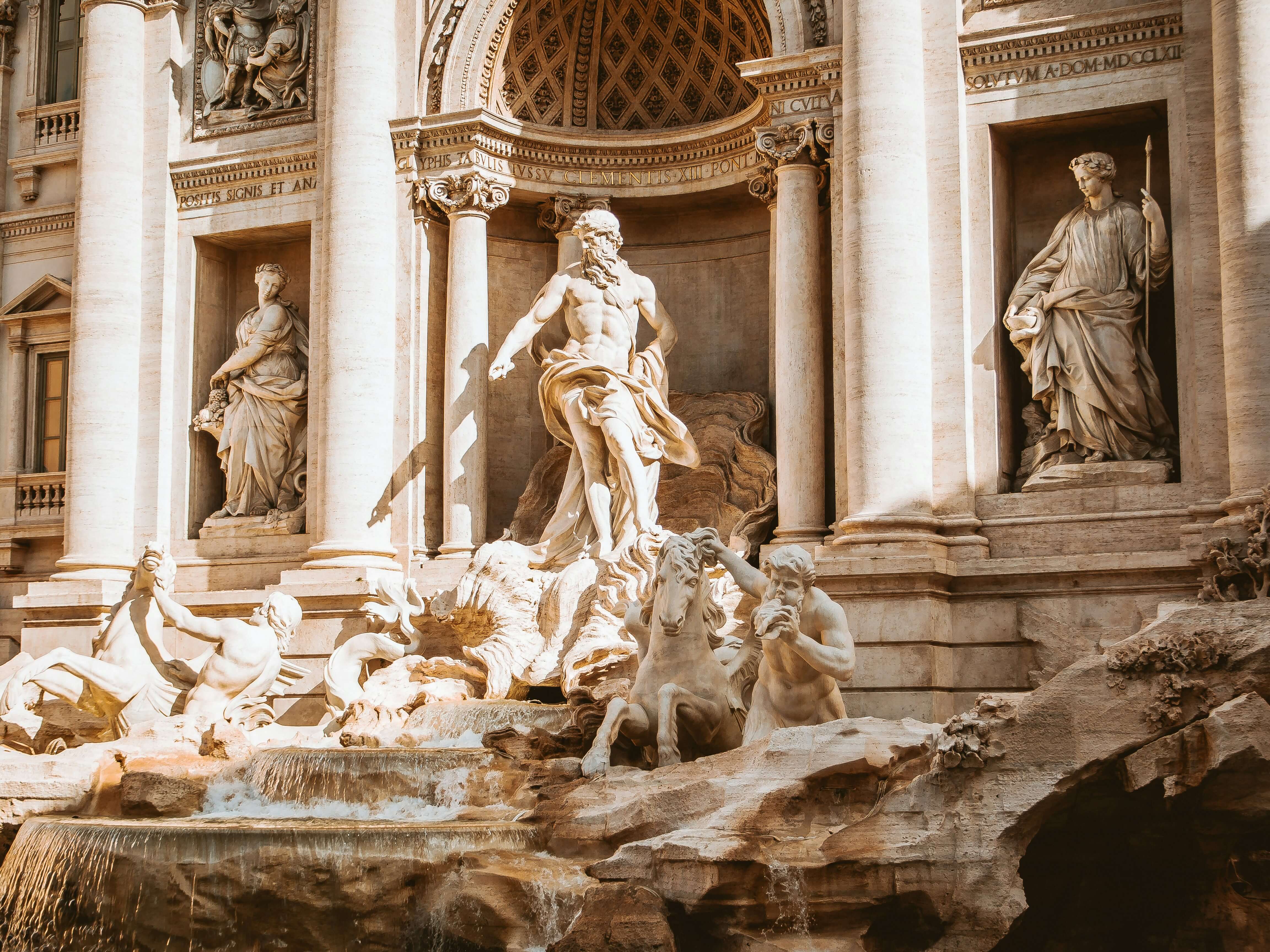trevi fountain in rome