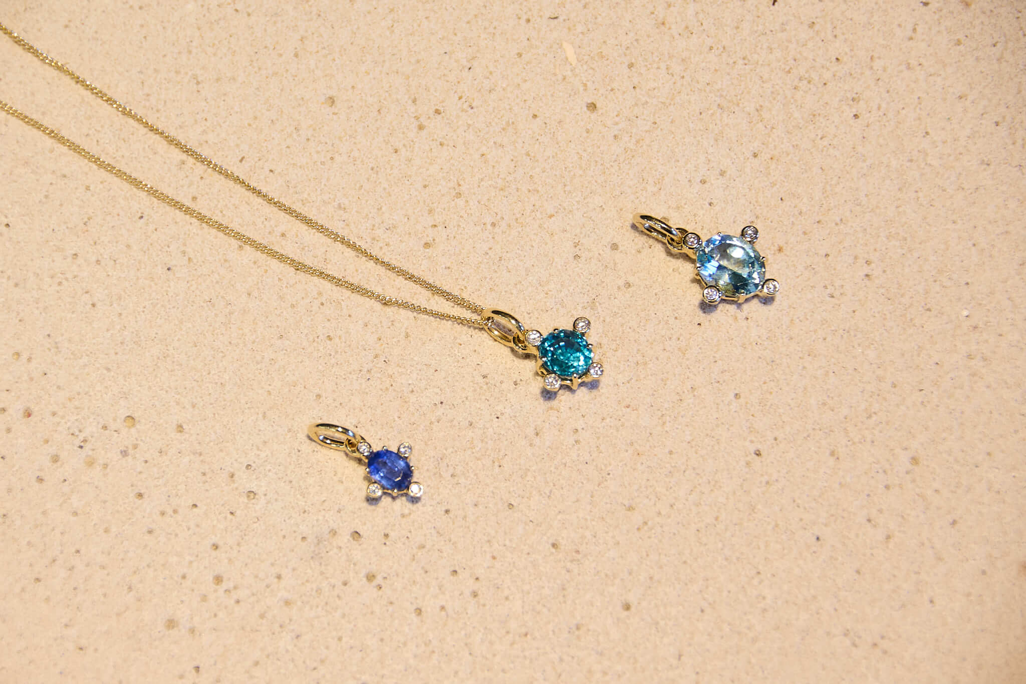 Cassandra Goad's Compass design in necklace pendants