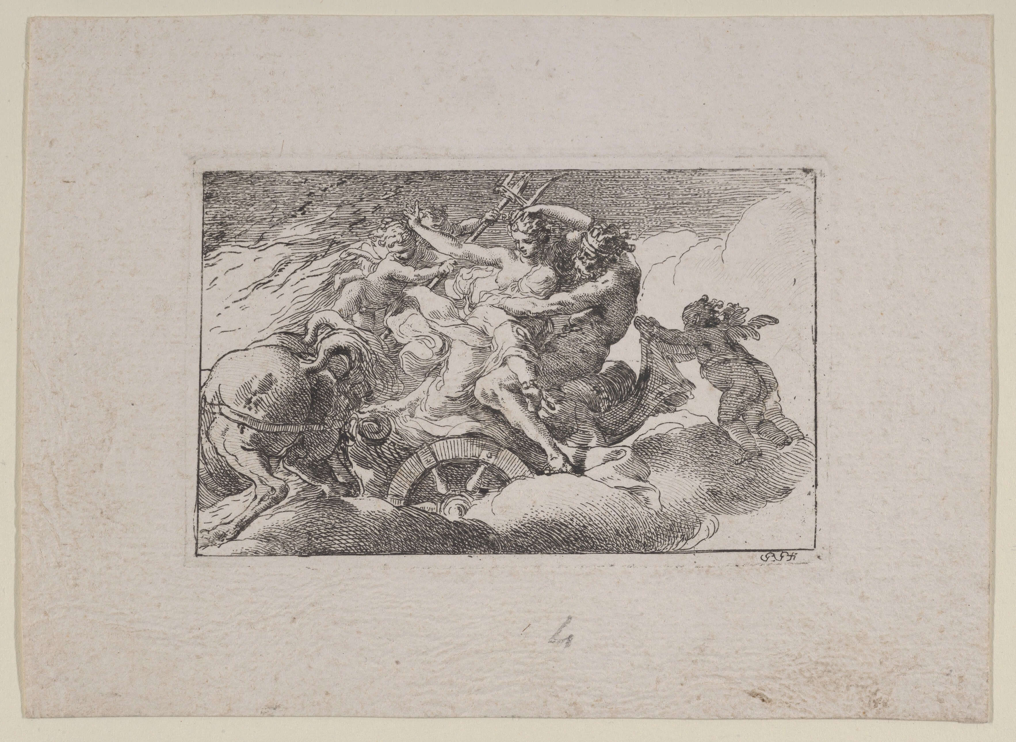 Sketch of the kidnapping of Persephone