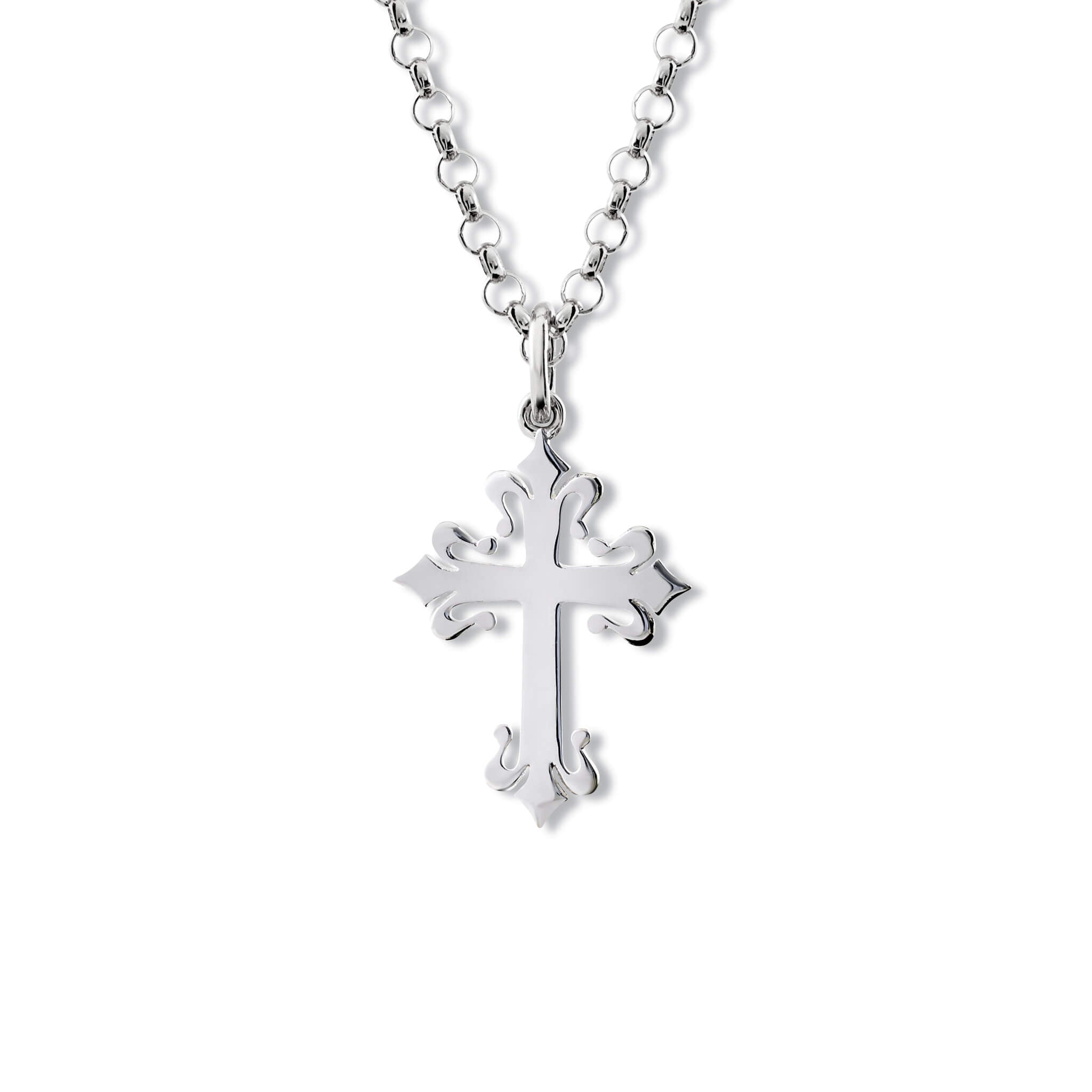 St James Cross Pendant Silver | Cassandra Goad