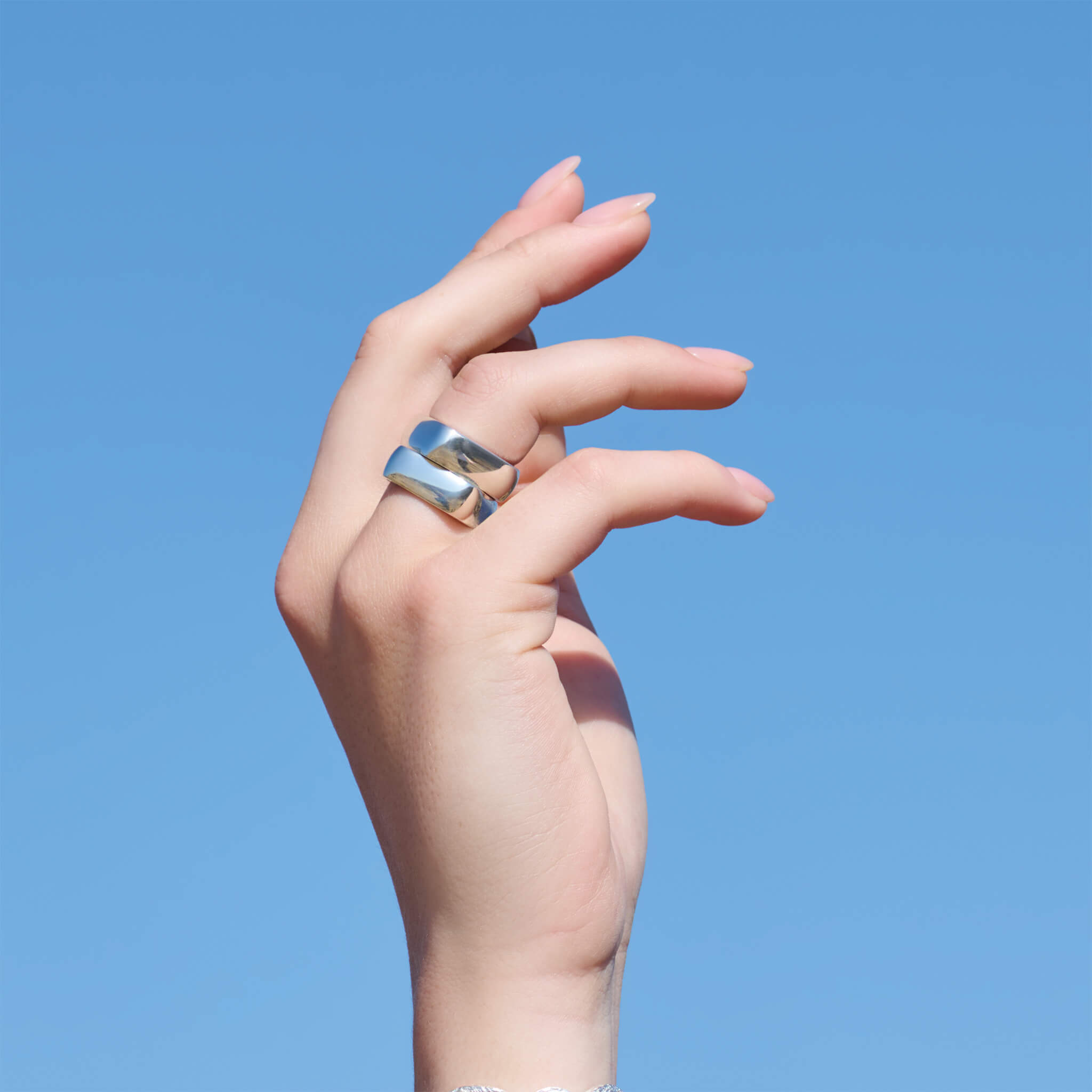 silver tetra ring