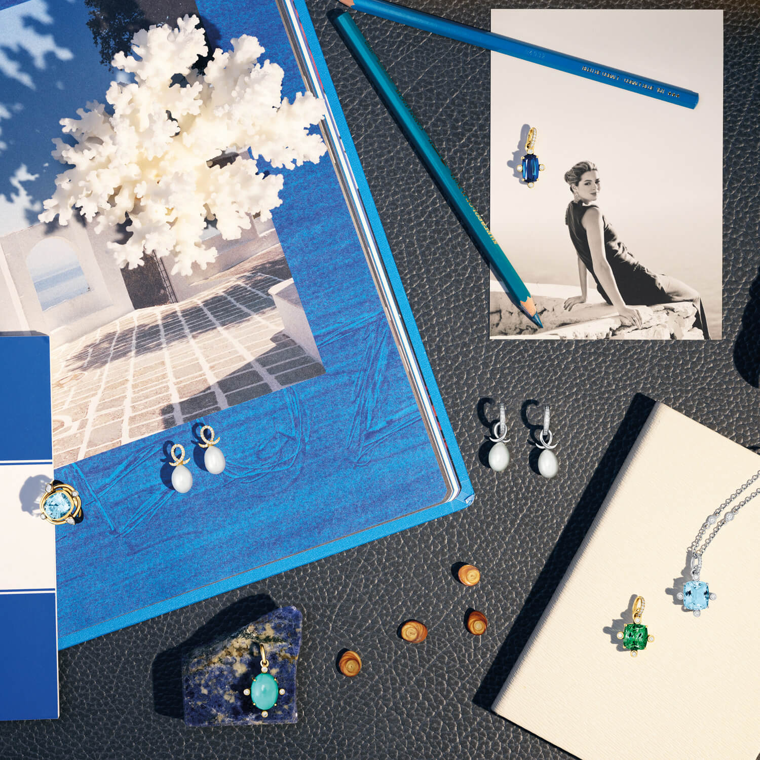 Cassandra Goad Greek inspired jewellery on books