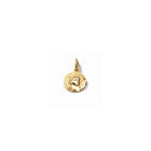 St Anthony Small Necklace Pendant Yellow Gold