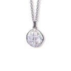 Our Father Quote Pendant Silver