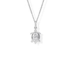 Turtle Necklace Pendant Silver