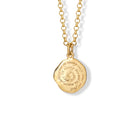 The Greatest Glory Quote Pendant Yellow Gold