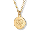 Be Thou My Vision Quote Pendant Yellow Gold