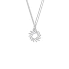 Zellije Small Necklace Pendant Silver