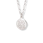 Follow A Map To Its Edges Quote Pendant Silver