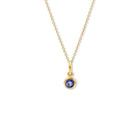Talya Necklace Pendant Yellow Gold - Sapphire