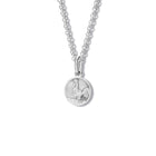Le Coq Gaulois Medallion Charm Pendant Silver