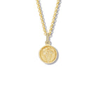 Les Vignes Medallion Charm Pendant Yellow Gold