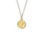 La Marianne Medallion Charm Pendant Yellow Gold
