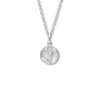 La Marianne Medallion Charm Pendant Silver