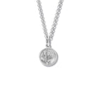 La Lavande Medallion Charm Pendant Silver
