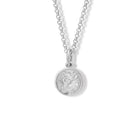 Octopus Medallion Charm Pendant Silver