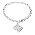 Meandros Large Necklace Pendant Silver