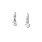 Fouquet Earring Drops Silver - Pearl