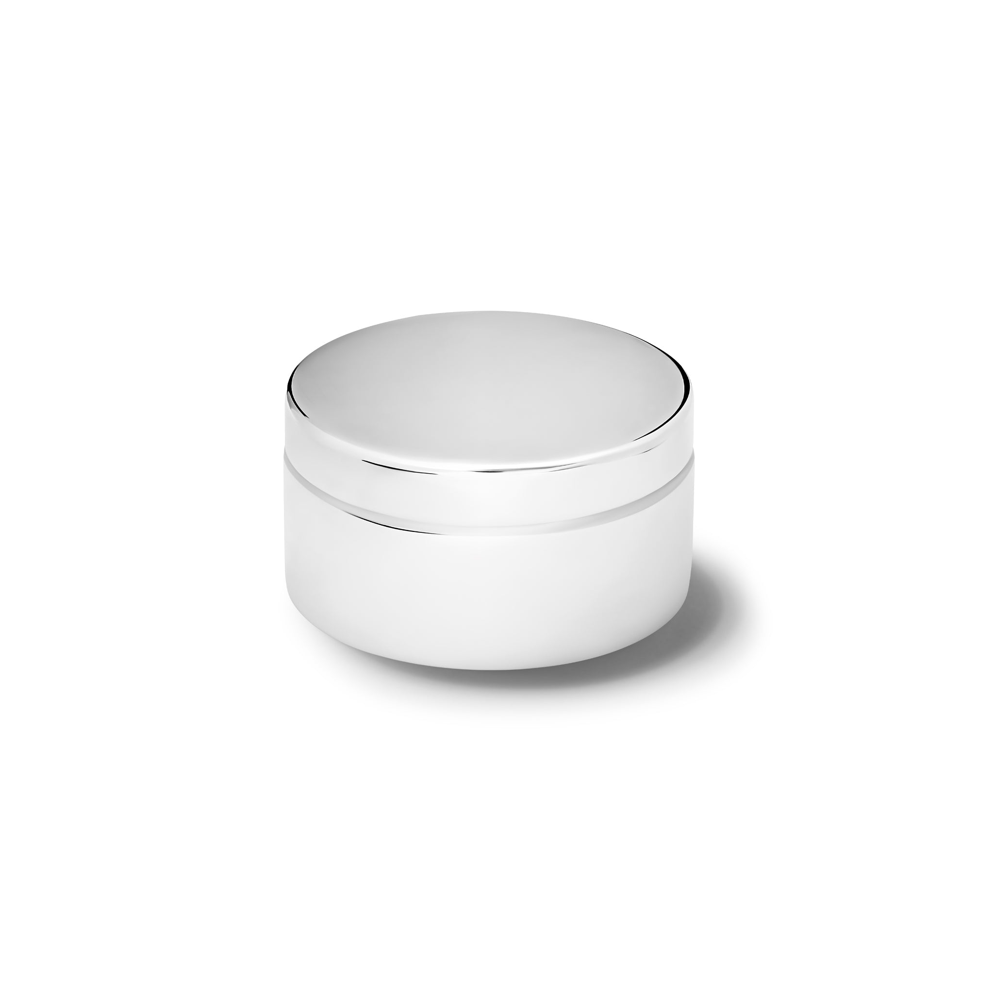 Round Large Box Silver