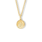 Lighthouse Medallion Charm Pendant Yellow Gold
