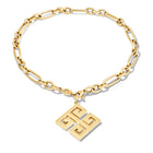 Meandros Large Necklace Pendant Yellow Gold