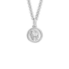 Elephant Medallion Charm Pendant Silver
