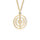 Gyroskop Necklace Pendant Yellow Gold