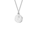 Plain Pebble Quote Small Pendant Silver