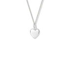 Heart Charm Pendant Silver