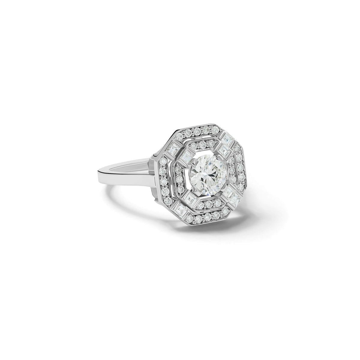 Heloise Engagement Ring 18ct White Gold - Diamond