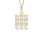 Couture Necklace Pendant Yellow Gold - Pearl