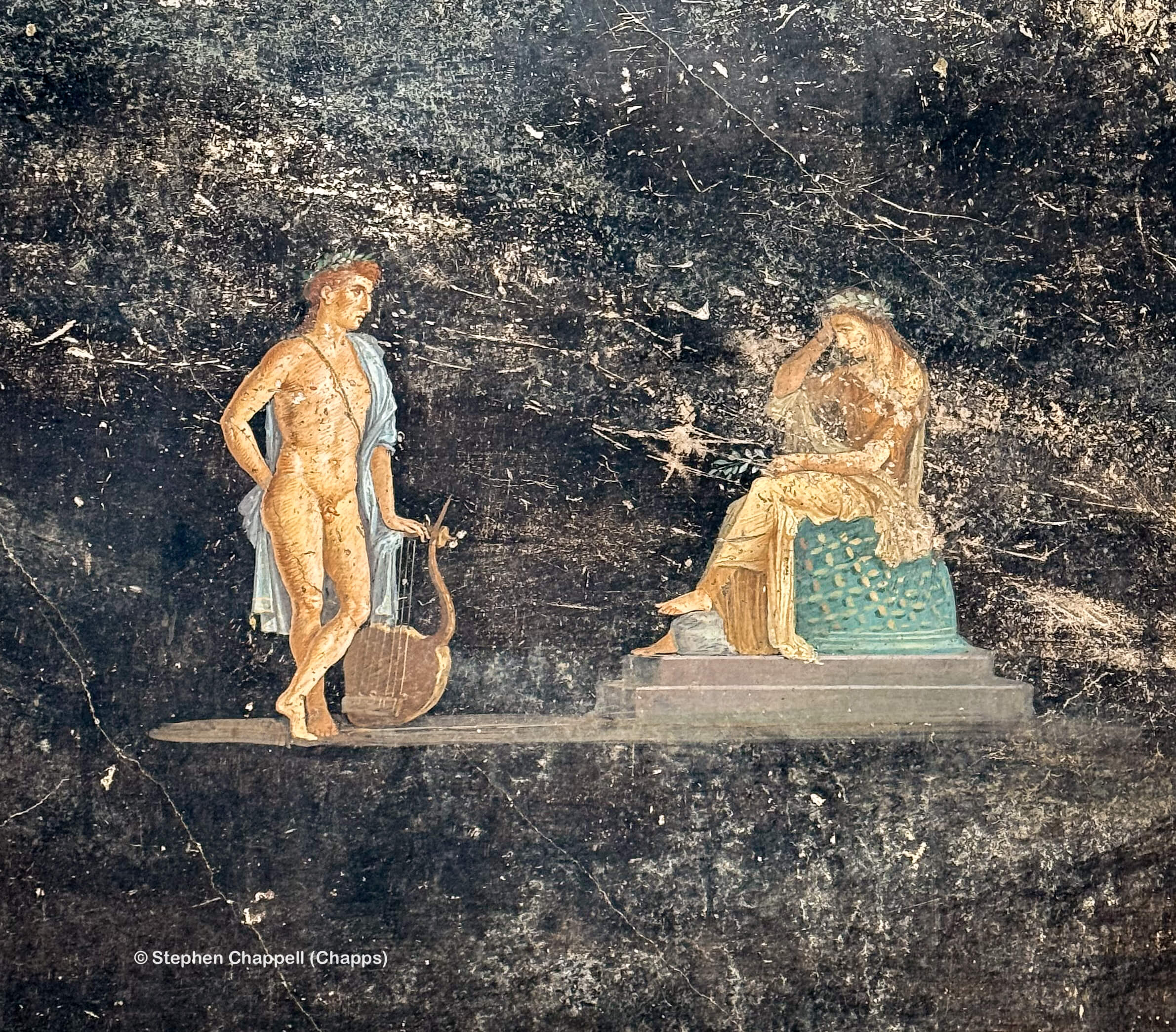fresco of apollo and cassandra 