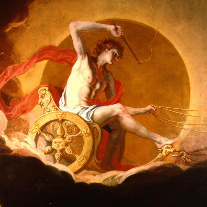 Helios on his chariot