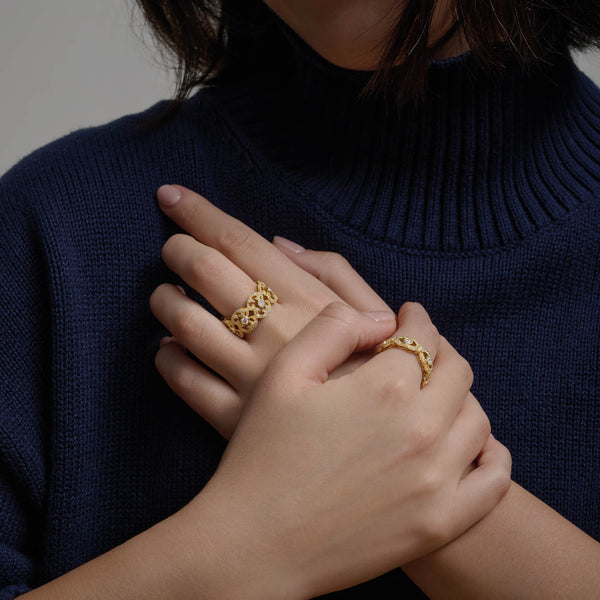 Topkapi One Ring 18ct Yellow Gold Diamond Cassandra Goad