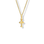 St Auxentius Small Cross Pendant Yellow Gold