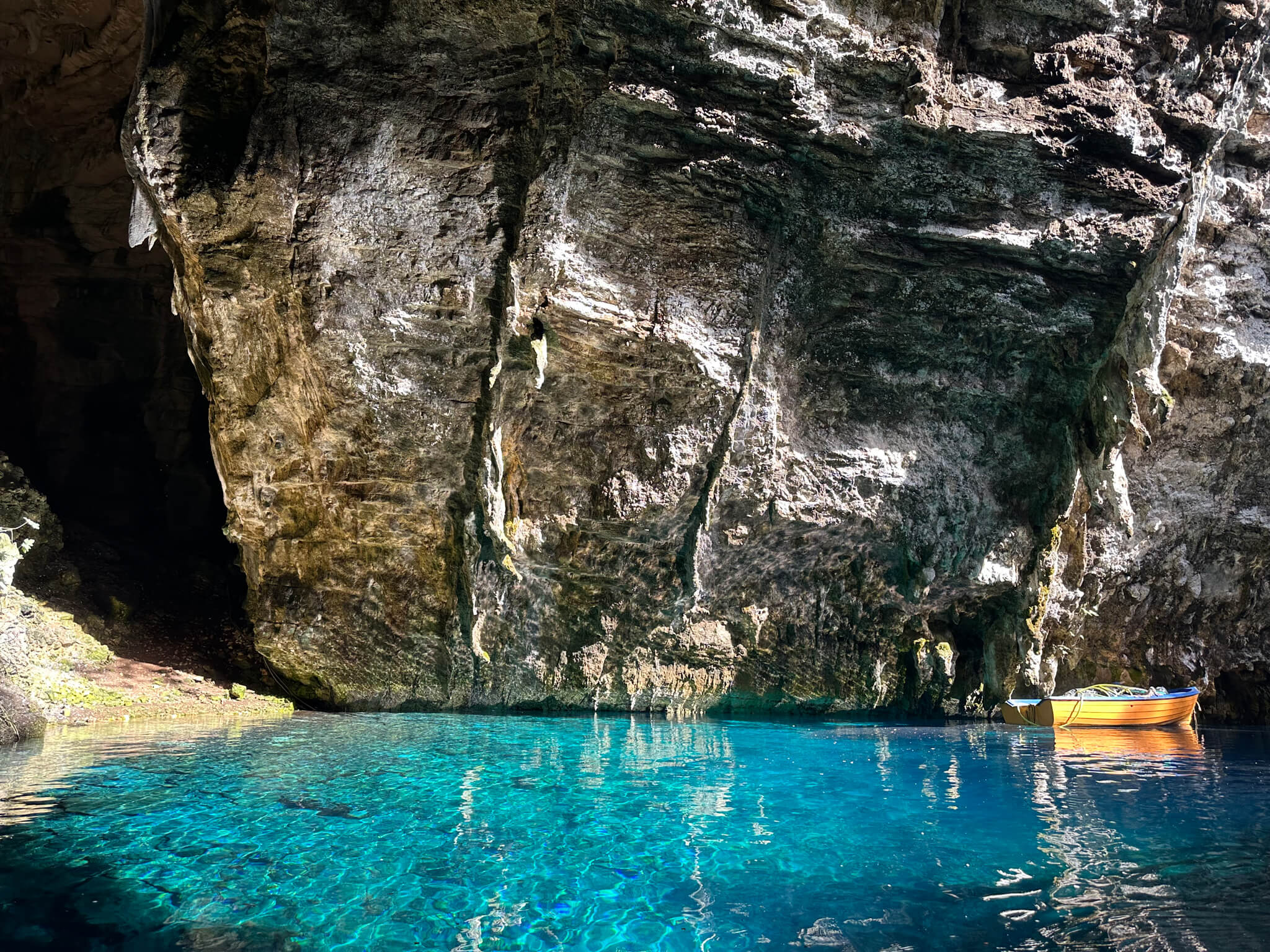 Cave in Kefalonia Greece