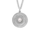Epidavros Necklace Pendant Silver - Pearl