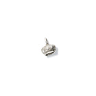 French Epiphany Crown Charm Pendant Silver