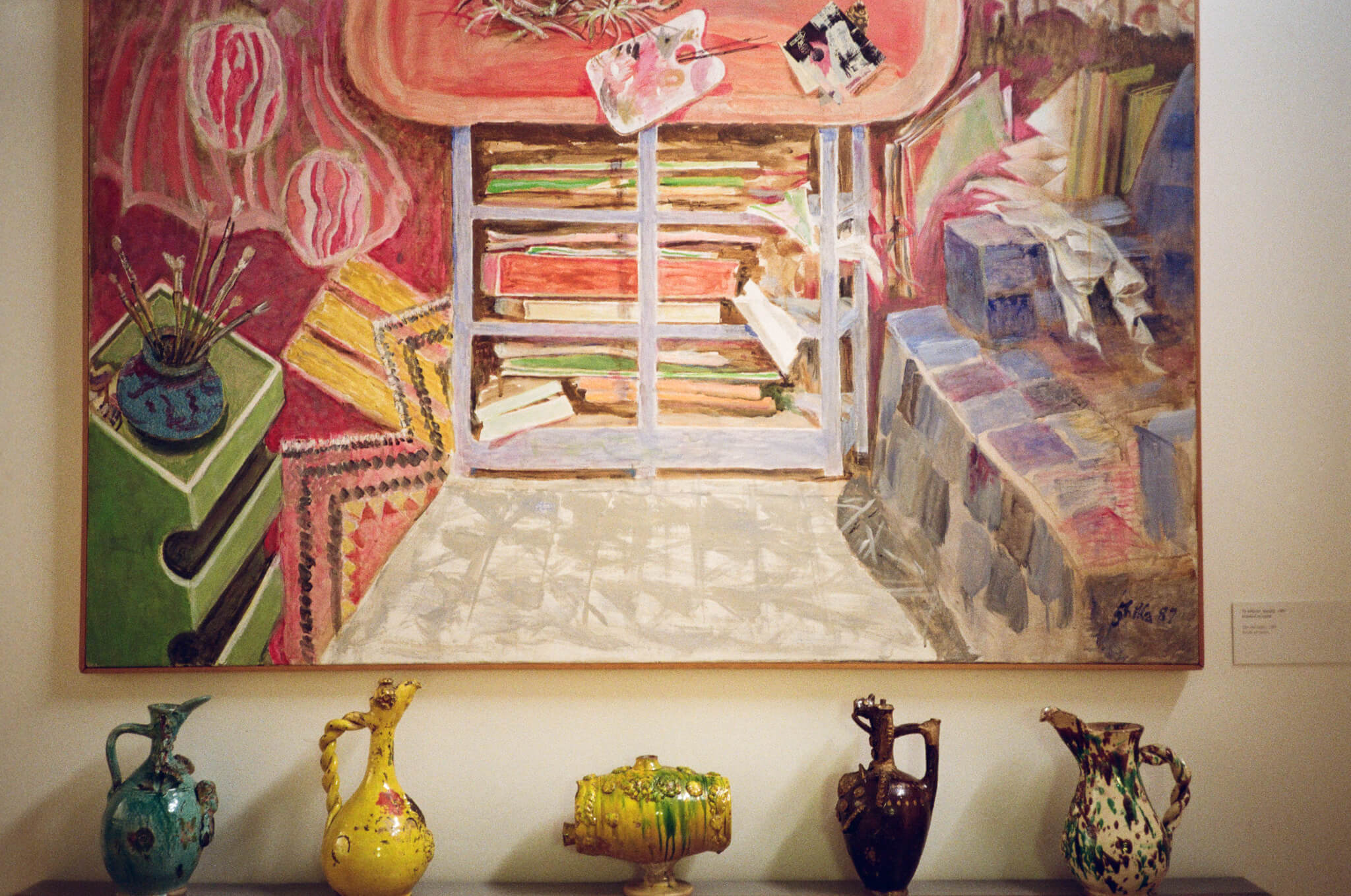 painting in the Ghika Gallery Benaki Museum