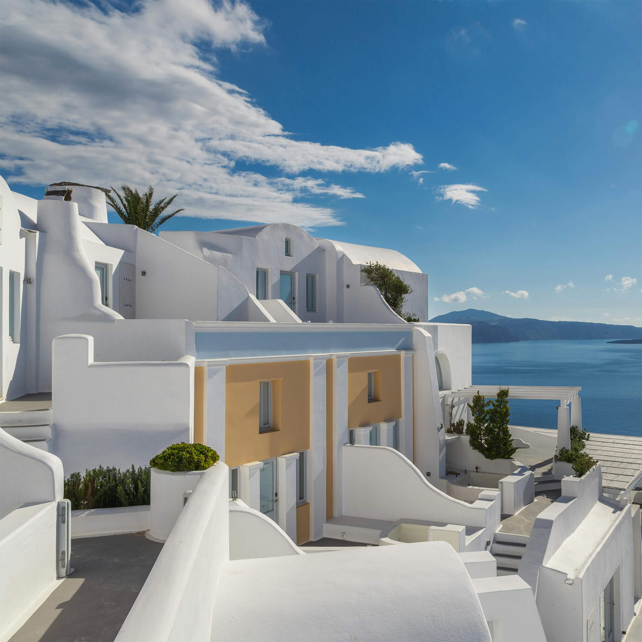 Santorini architecture 