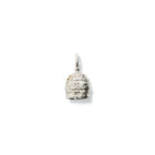 Indian Epiphany Crown Charm Pendant Silver