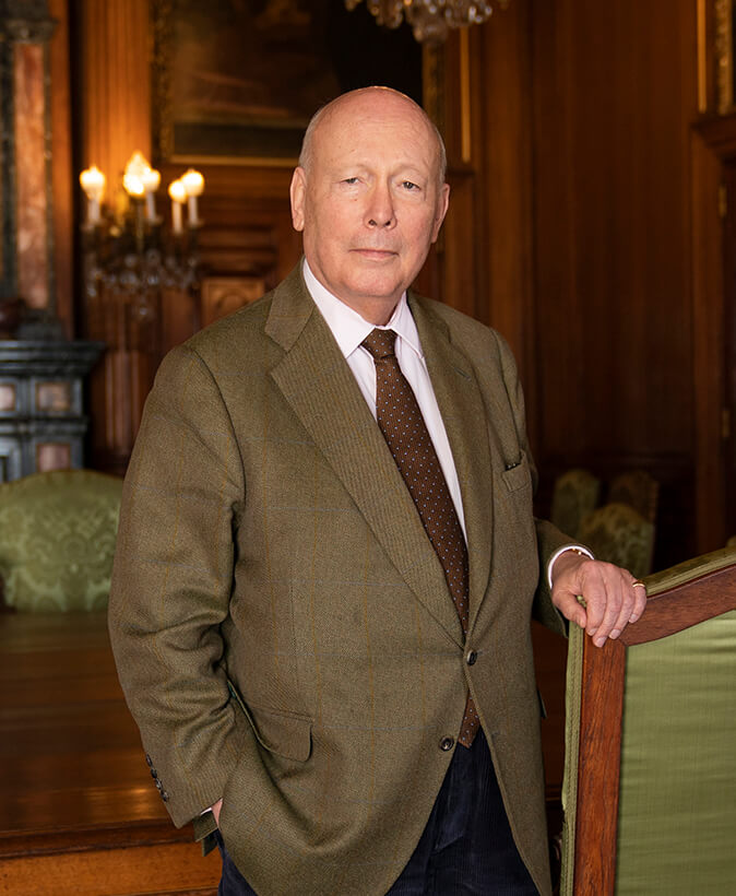 Press photo of Julian Fellowes