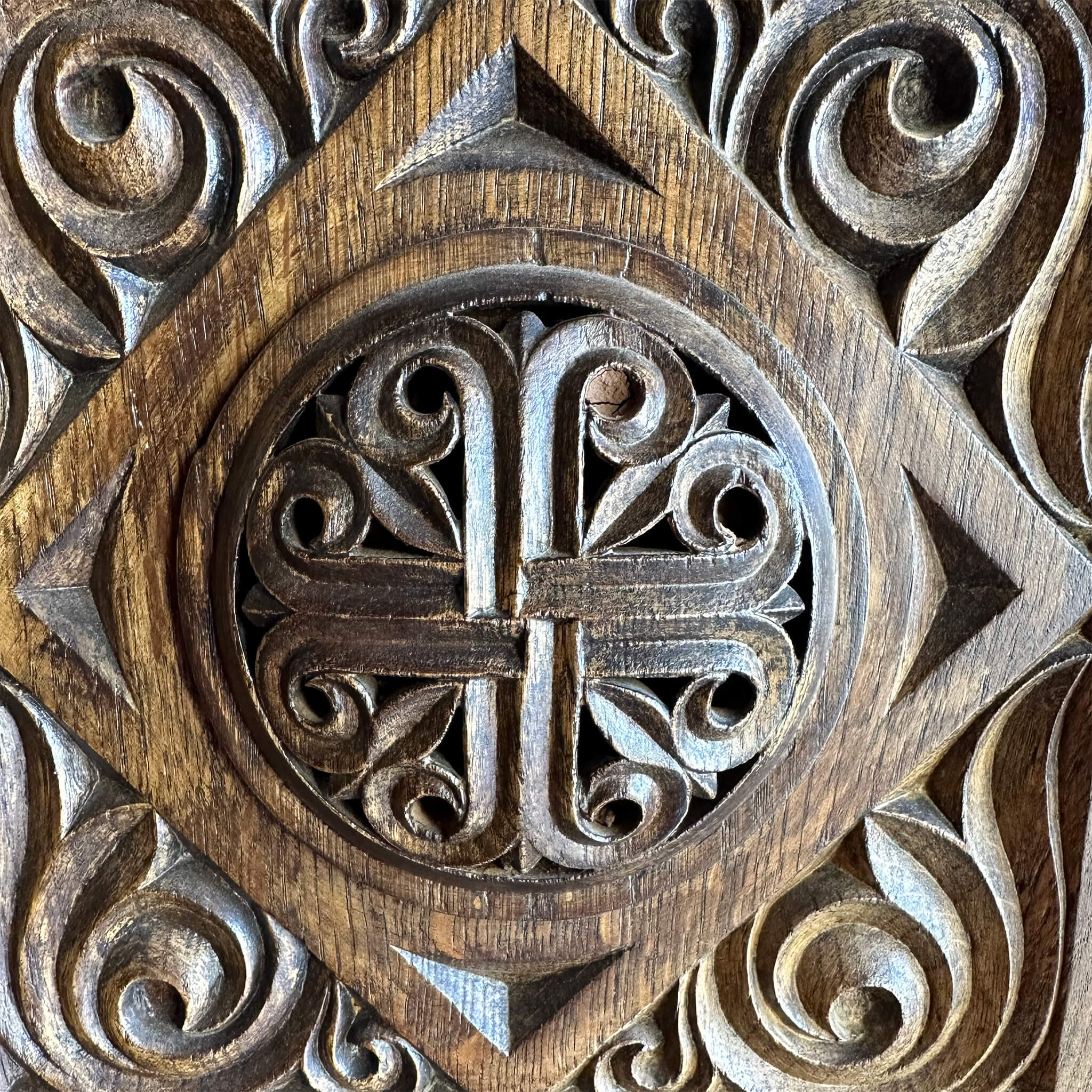 Wood carved in Agios Gerasimos Monastery in Kefalonia
